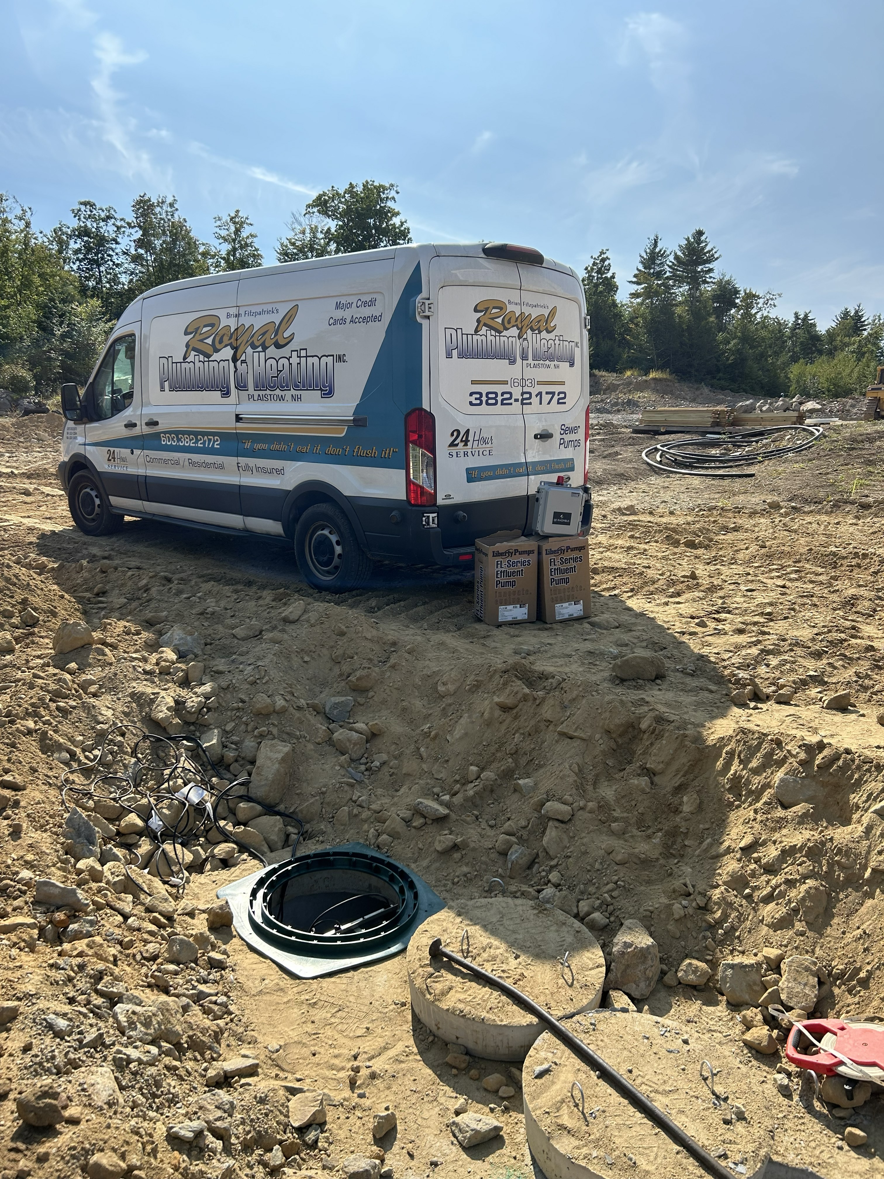Royal Plumbing Service Van